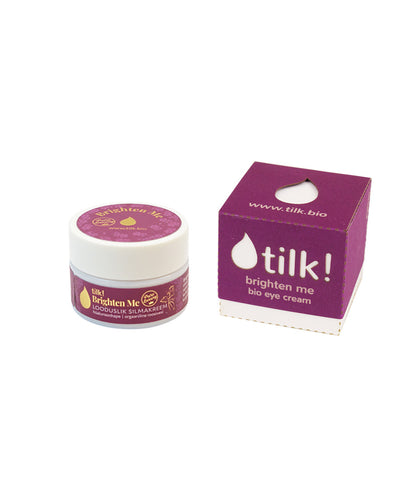 Tilk! Brighten Me moisturising and nourishing eye cream with hyaluronic acid, 15ml