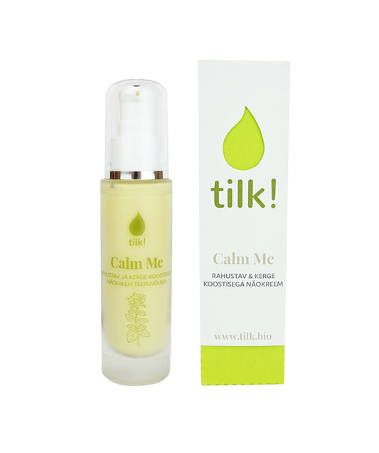 Tilk! "Calm Me" - Sanfte und beruhigende Gesichtscreme mit Teebaumöl, 50ml